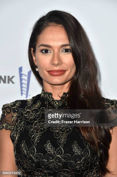 Christiana Leucas attend the 18th Annual Voices Of Our Children Fundraiser Gala And Awards at Lowes Hollywood Hotel on September 29, 2018 in...