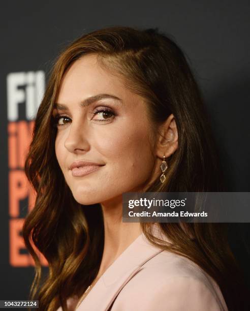 Minka Kelly attends the Closing Night Screening of 'Nomis' during the 2018 LA Film Festival at ArcLight Cinerama Dome on September 28, 2018 in...