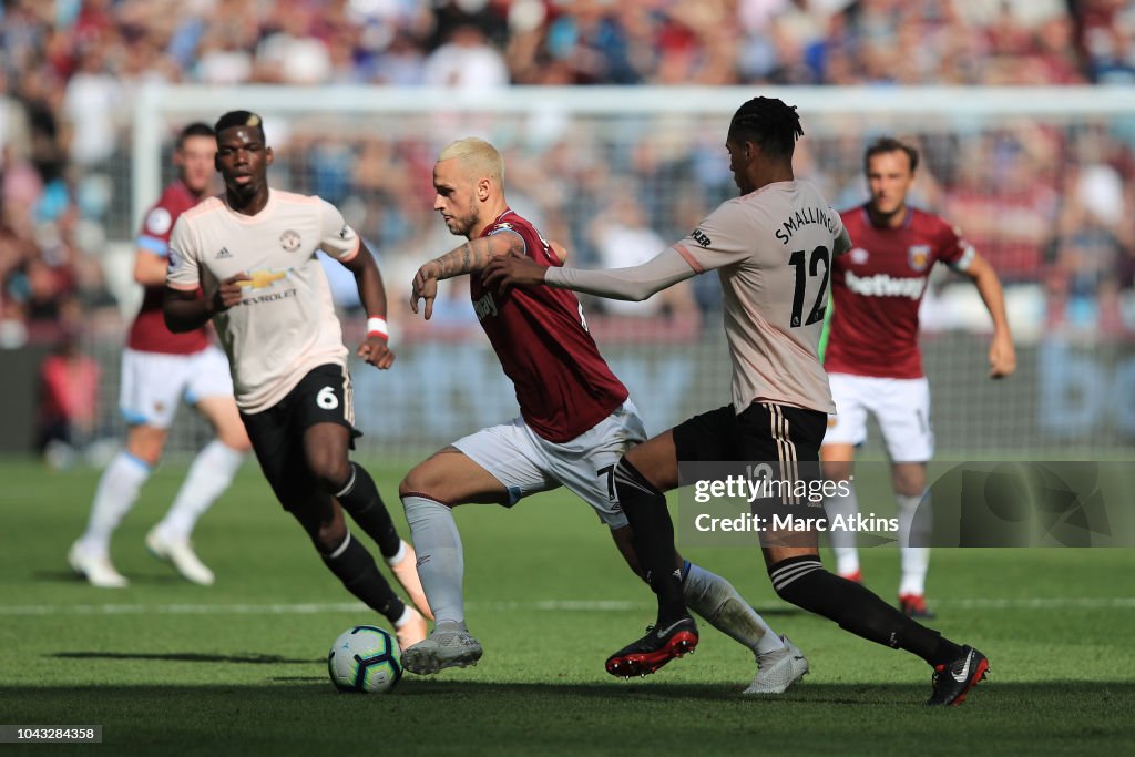 West Ham United v Manchester United - Premier League