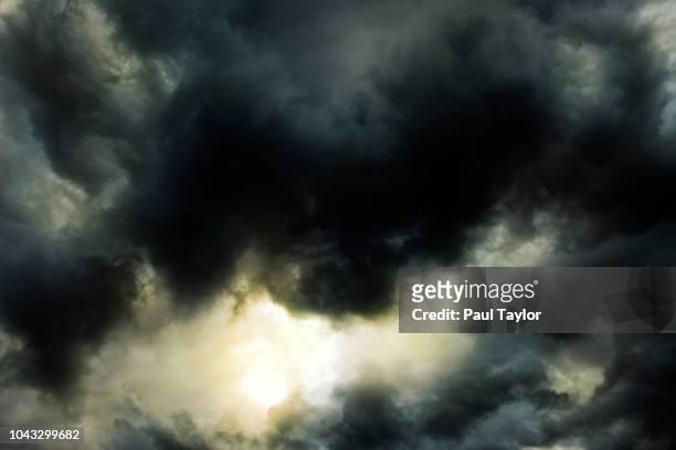 clearing clouds - hot weather bildbanksfoton och bilder