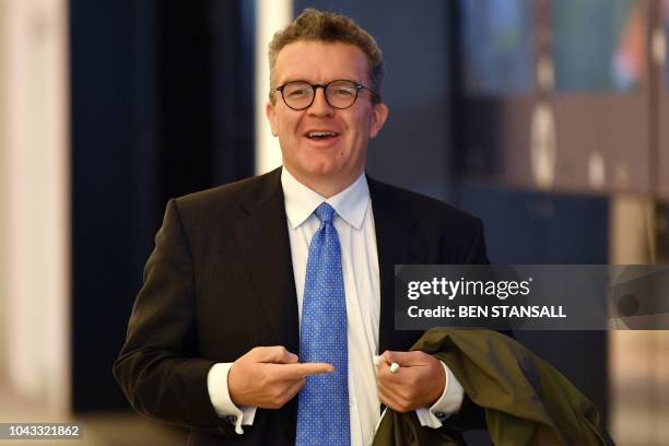 Deputy Leader of the Labour Party Tom Watson arrives at the BBC in Birmingham, on September 30, 2018.