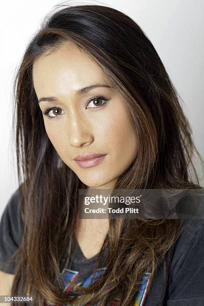 Actress Maggie Q poses at a portrait session for the USA Today in New York, NY on September 16, 2010.