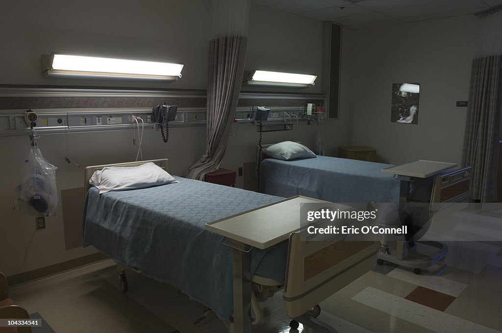 Hospital Beds and empty room