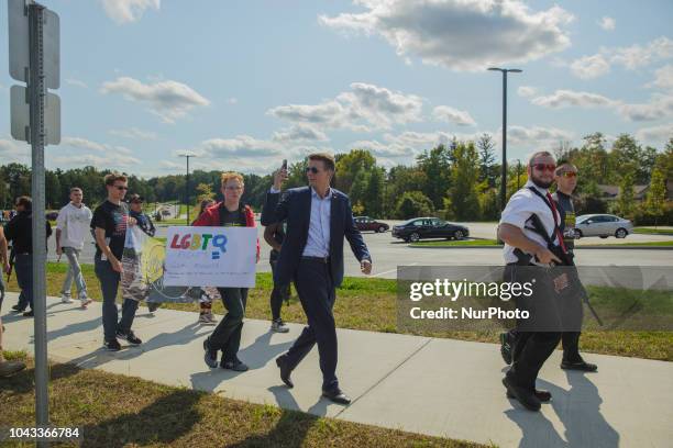 Ryan Fournier, the chairman for Students for Trump, marched with Kaitlin Bennett in the Open Carry RallyKaitlin Bennett, a former student of Kent...