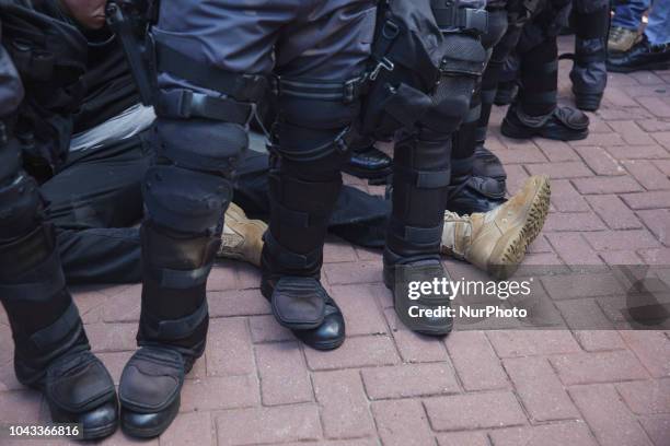 Protester was unresponsive after being arrested by Ohio State Police. Kaitlin Bennett, a former student of Kent State University, lead an open carry...