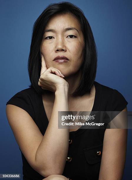 Educator and current chancellor of Washington D.C. Schools, Michelle Rhee, poses in Washington D.C. For New York Magazine in August 2010.