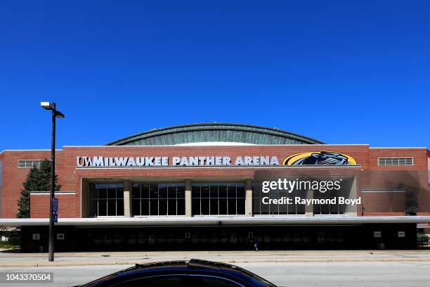 University of Wisconsin- Milwaukee Panther Arena, home of the Milwaukee Admirals hockey team, Milwaukee Wave soccer team and University of...