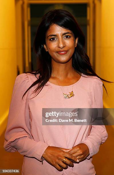 Konnie Huq attends the World premiere of 'Your Moment Is Waiting' at the Saatchi Gallery on September 21, 2010 in London, England.