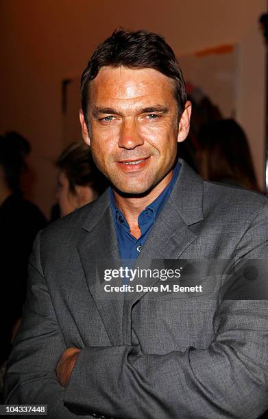 Dougray Scott attends the World premiere of 'Your Moment Is Waiting' at the Saatchi Gallery on September 21, 2010 in London, England.