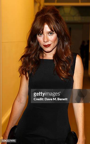 Anna Friel attends the World premiere of 'Your Moment Is Waiting' at the Saatchi Gallery on September 21, 2010 in London, England.