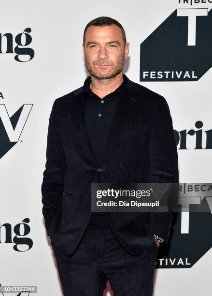 Liev Schreiber attends the "Ray Donovan" Season 6 Premiere during the 2018 Tribeca TV Festival at Spring Studios on September 23, 2018 in New York...