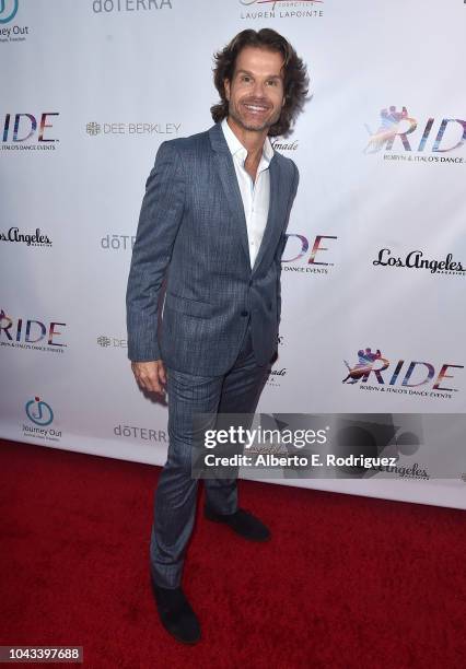 Louis Van Amstel attends the RIDE Foundation's 2nd Annual Dance For Freedon at gala The Broad Stage on September 29, 2018 in Santa Monica, California.