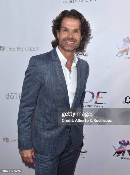 Louis Van Amstel attends the RIDE Foundation's 2nd Annual Dance For Freedon at gala The Broad Stage on September 29, 2018 in Santa Monica, California.