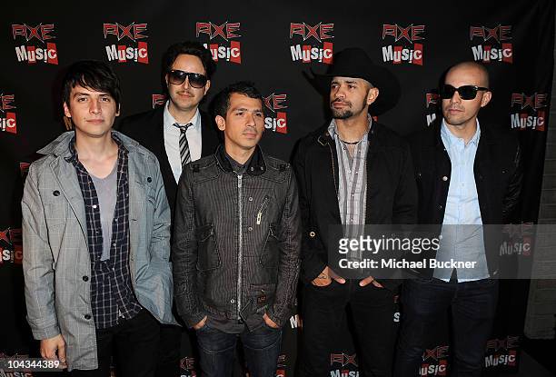 Kinky attends the "AXE Music One Night Only" concert series featuring Weezer at Dunes Inn Motel - Sunset on September 21, 2010 in Hollywood,...