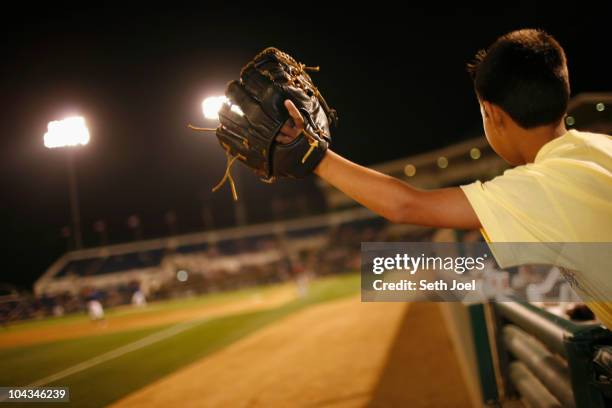 at the ball park - baseball fans stock pictures, royalty-free photos & images