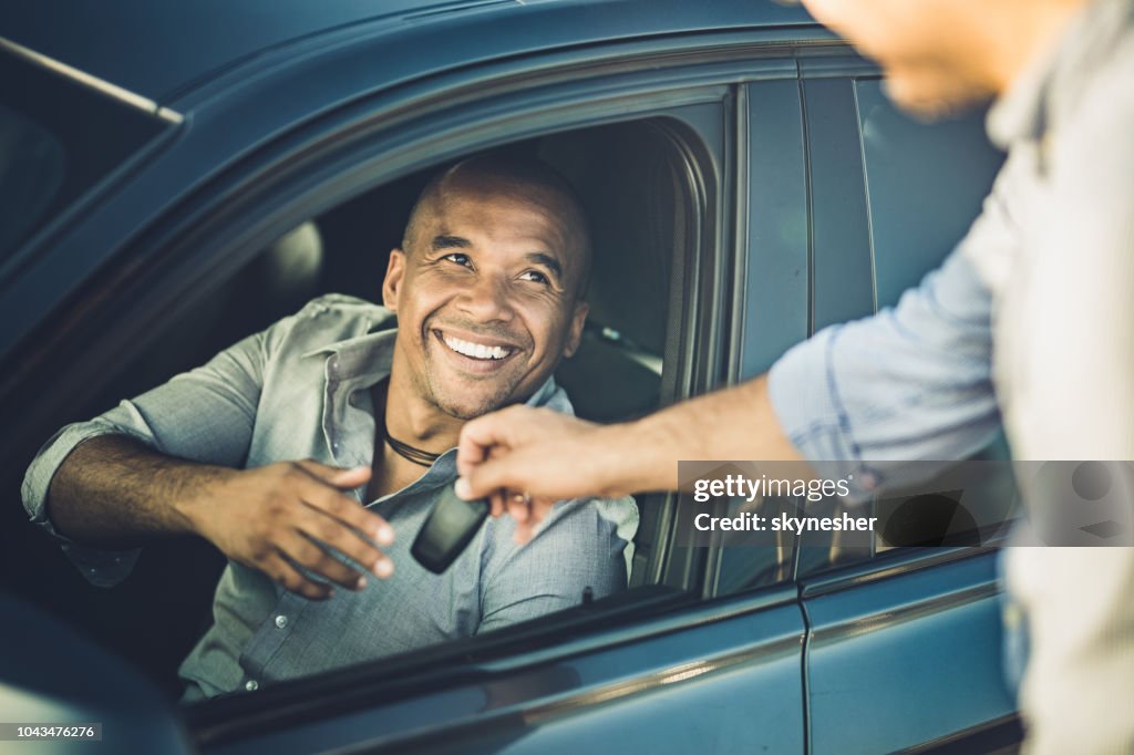 Here are the keys for your new car!