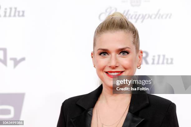 German actress and singer Jeanette Biedermann during the Goldene Henne on September 28, 2018 in Leipzig, Germany.