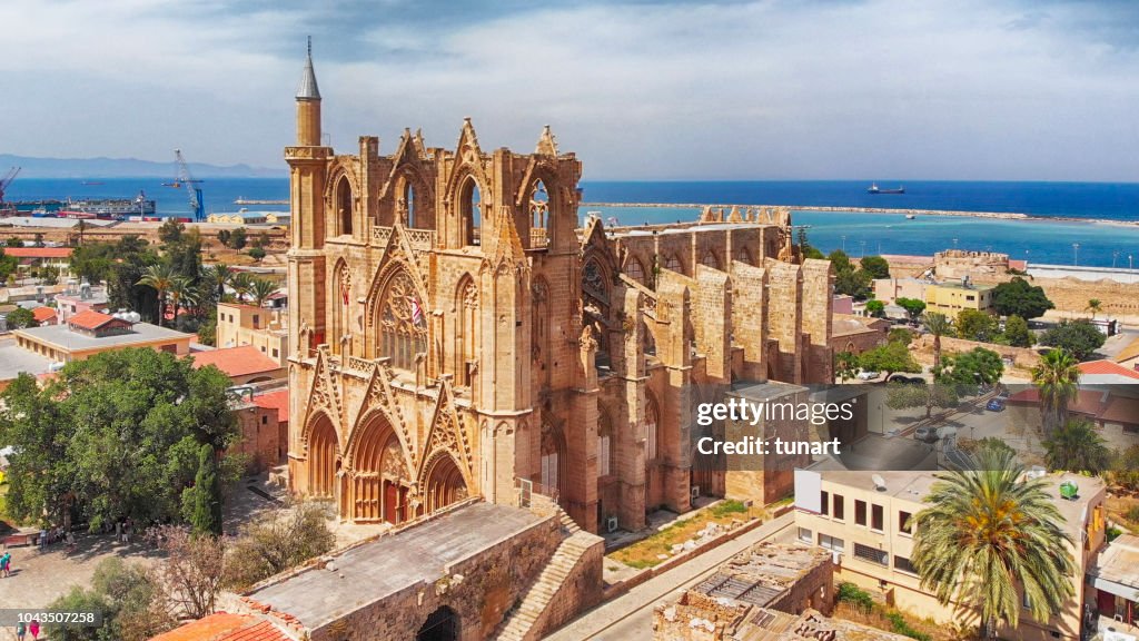 Lala Mustafa Pasha Moschee (Kathedrale des Heiligen Nikolaus) in Gazi Famagusta (Famagusta), Zypern