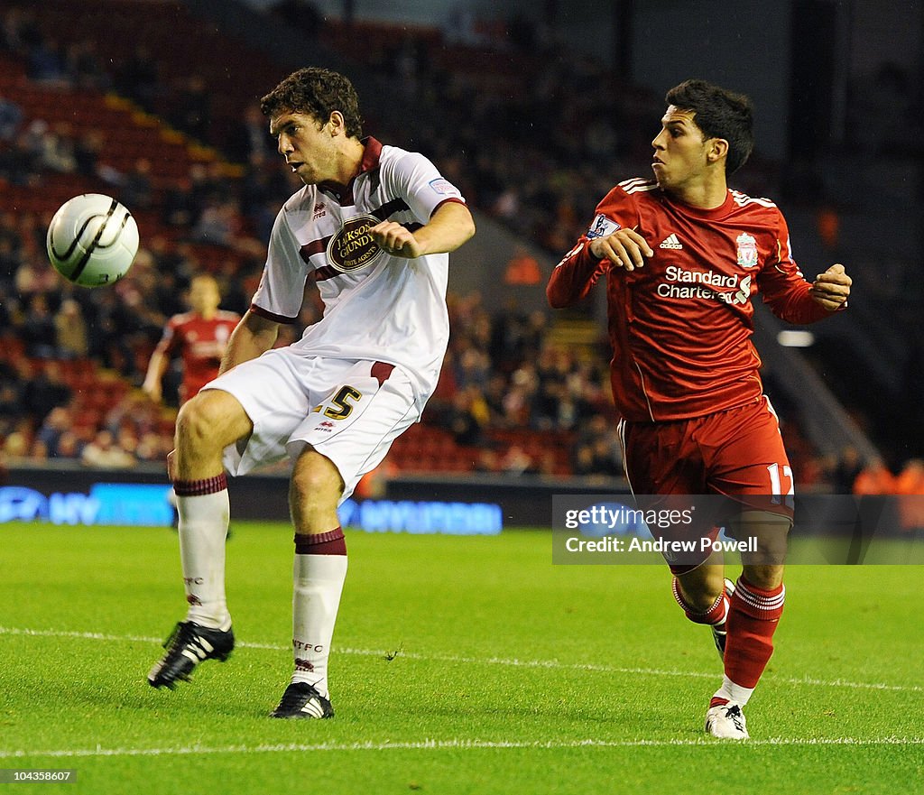 Liverpool v Northampton Town - Carling Cup 3rd Round