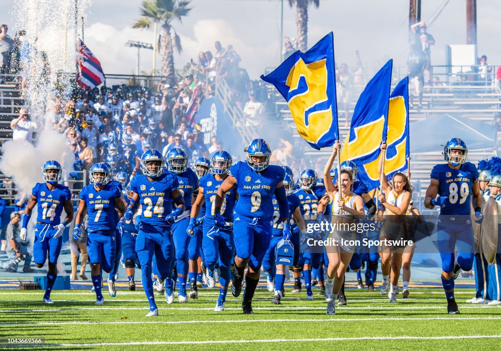 COLLEGE FOOTBALL: SEP 29 Hawaii at San Jose State