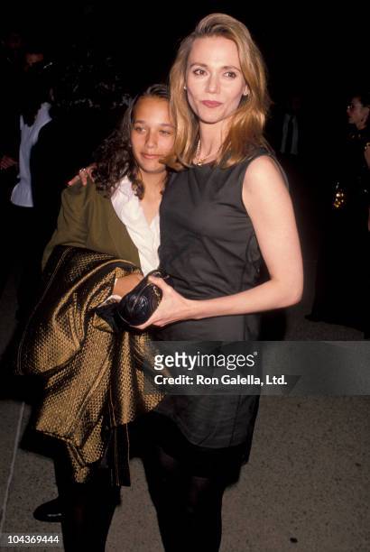 Actress Peggy Lipton and daughter Rashida Jones attend 42nd Annual Primetime Emmy Awards on September 16, 1990 at the Pasadena Civic Auditorium in...