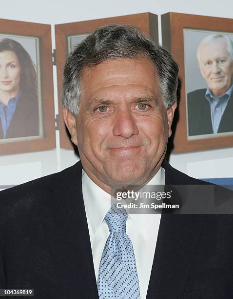 Chief Executive Officer of CBS Corporation Les Moonves attends the "Blue Bloods" screening at The Paley Center for Media on September 22, 2010 in New...