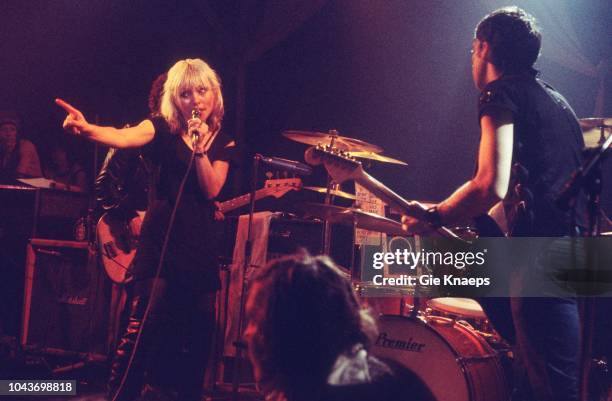 Debbie Harry, Chris Stein, Blondie, Paradiso, Amsterdam, Netherlands, 19th November 1977.