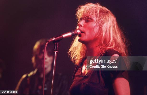 Debbie Harry, Frank Infante, Blondie, Paradiso, Amsterdam, Netherlands, 19th November 1977.