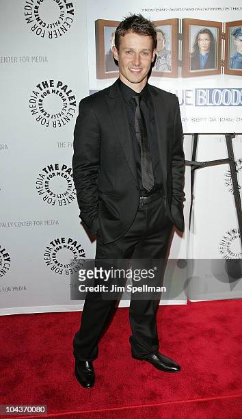 Actor Will Estes attends the "Blue Bloods" screening at The Paley Center for Media on September 22, 2010 in New York City.