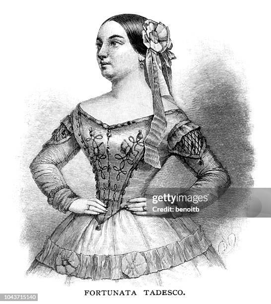 lucky tidescus - opera singer stock illustrations