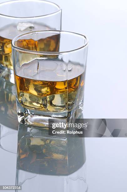 some whisky glasses - trinkglas bildbanksfoton och bilder