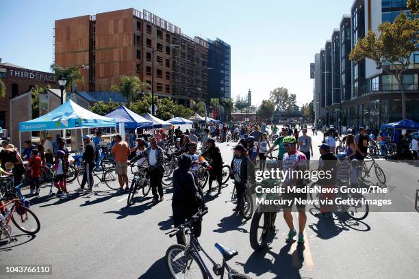 San Jose celebrates Viva CalleSJ on Sunday, Sept. 23 taking over six miles of city street starting on South First Street down through Monterey Road...