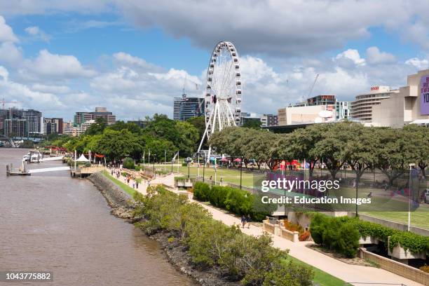 South Bank Parklands are located at South Bank in Brisbane, Queensland, Australia.