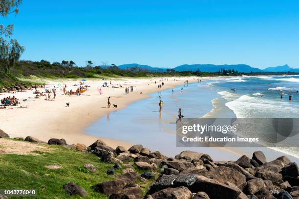 Byron bay Main beach, New South Wales, Australia.