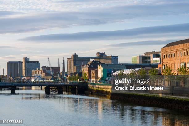 Kennedy Quay on docks of Cork City, Republic of Ireland.