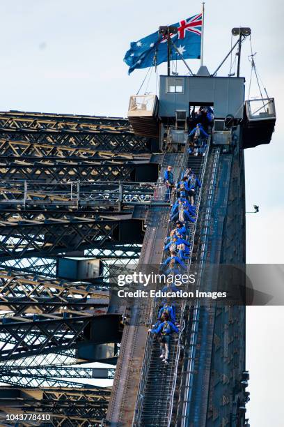 Sydney Bridge Climb, New South Wales, Australia.