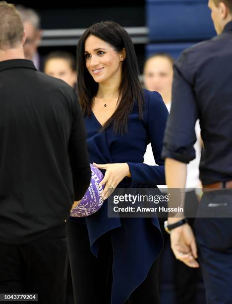 Meghan, Duchess of Sussex attends the Core Coach Awards at Loughborough University on September 24, 2018 in Loughborough, England.