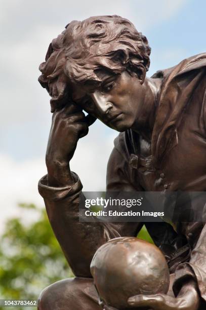 Hamlet Statue Stratford upon Avon, Warwickshire, UK.