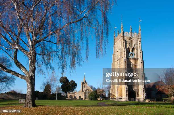 Evesham Abbey Worcestershire central England UK.