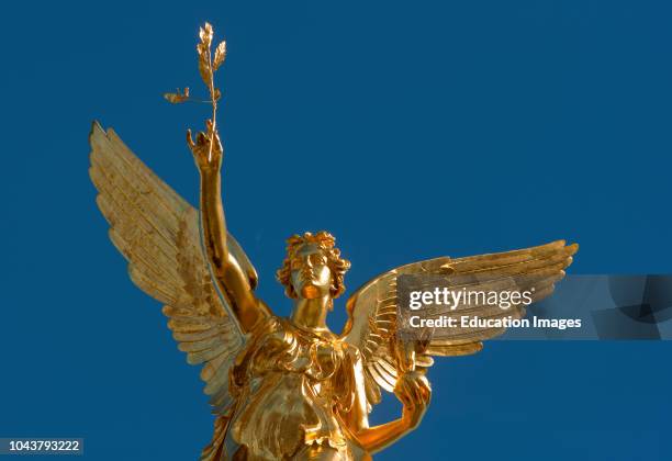 Friedensengel Freedom Angel, Munich, Bavaria, Germany.