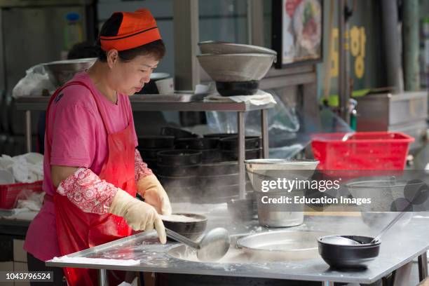 Soup seller in Busan, South Korea.