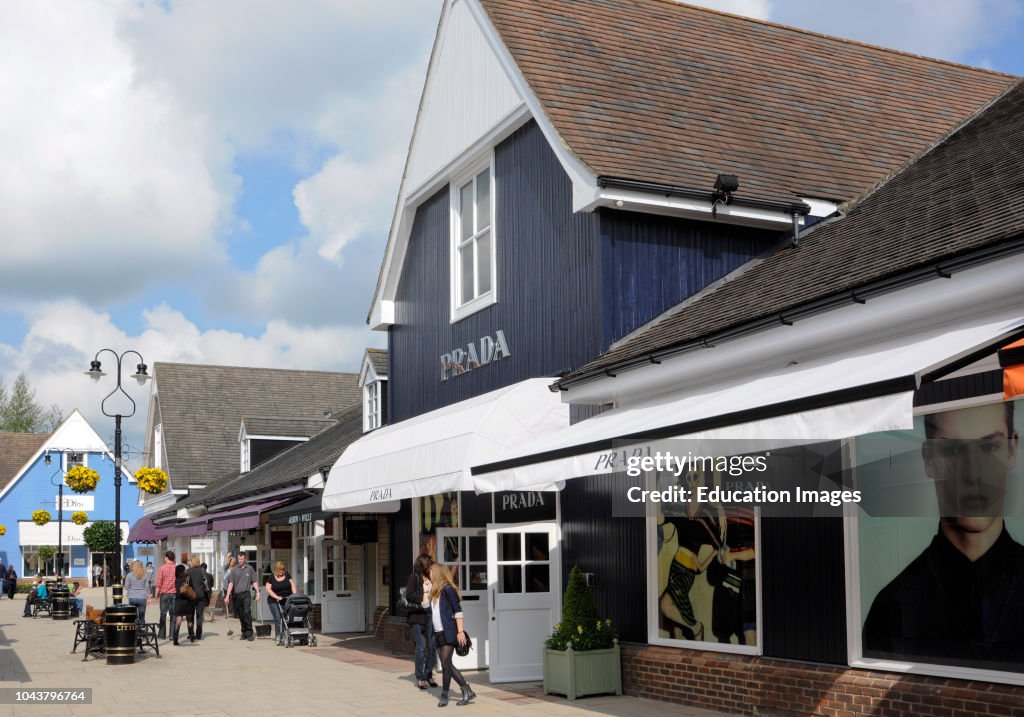 Bicester Village, leading Designer outlet shopping destination, England