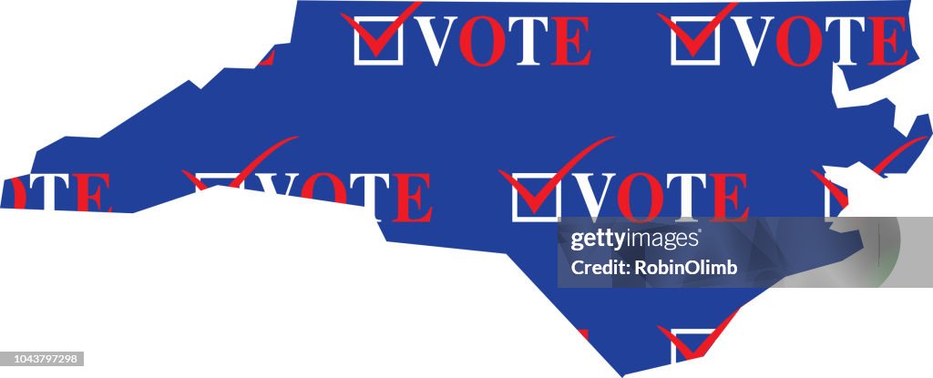 North Carolina Vote Map