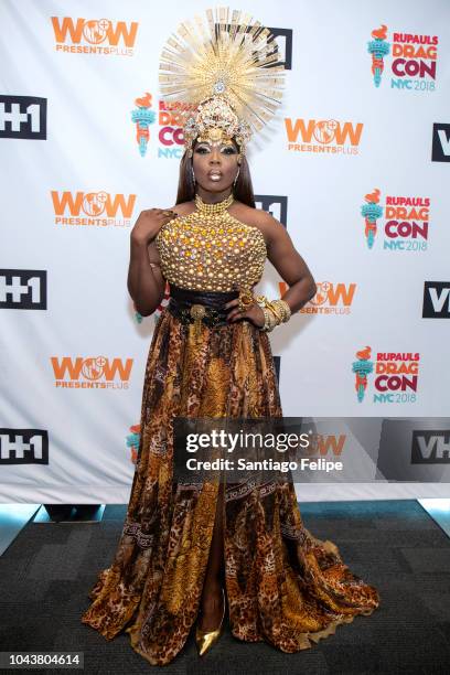 Bebe Zahara Benet attends RuPaul's DragCon NYC 2018 at Javits Center on September 29, 2018 in New York City.