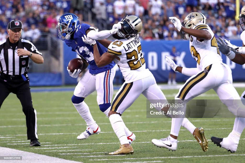 New Orleans Saints v New York Giants