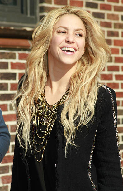 Singer Shakira visits "Late Show With David Letterman" at Ed Sullivan Theater on September 23, 2010 in New York, City.