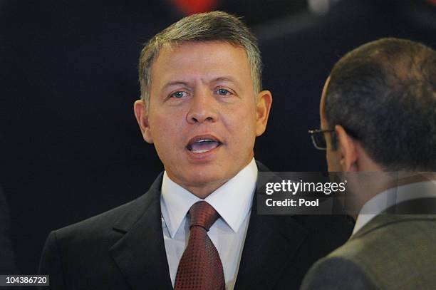 King Abdullah II of Jordan attends a luncheon hosted by UN Secretary General Ban Ki-moon at UN headquarters in New York, New York, USA, 23 September...