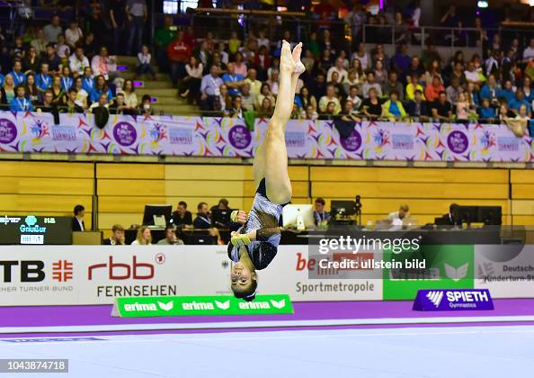 Deutsche Meisterschaften Gerätturnen Mehrkampf weiblich.Ermittelt