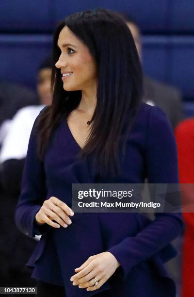 Meghan, Duchess of Sussex attends the Coach Core Awards held at Loughborough University on September 24, 2018 in Loughborough, England.