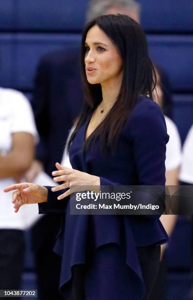 Meghan, Duchess of Sussex attends the Coach Core Awards held at Loughborough University on September 24, 2018 in Loughborough, England.